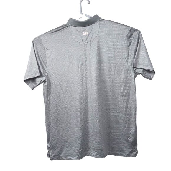 Hickey Freeman Polo Mens XX-Large Gray Short Sleeve Shirt Golf Performance XXL - Picture 2 of 6